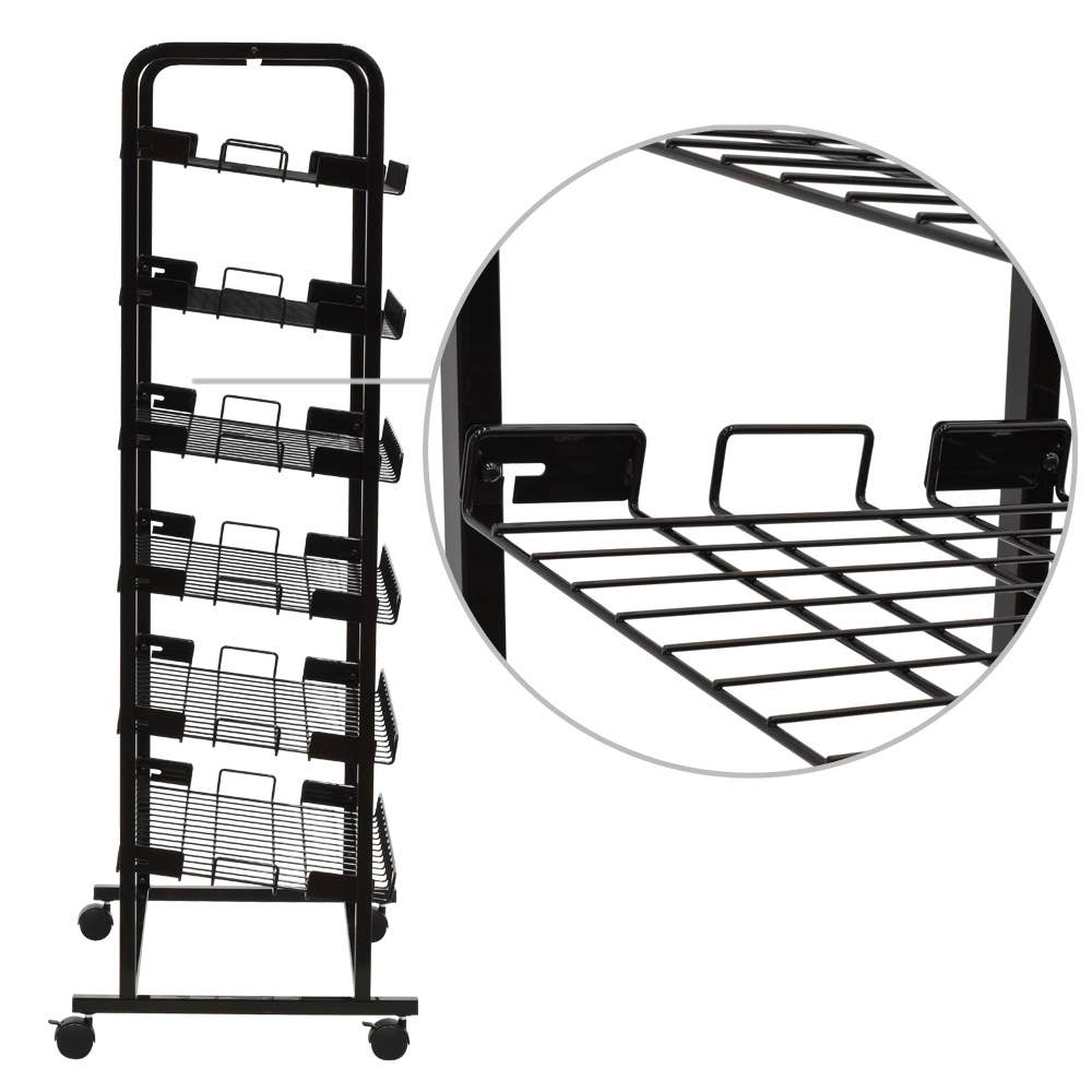 Specialty Store Services - Wholesale Retailer Display Stand/Case - 18 in Mobile Retail Display Merchandiser & Bakery Rack3