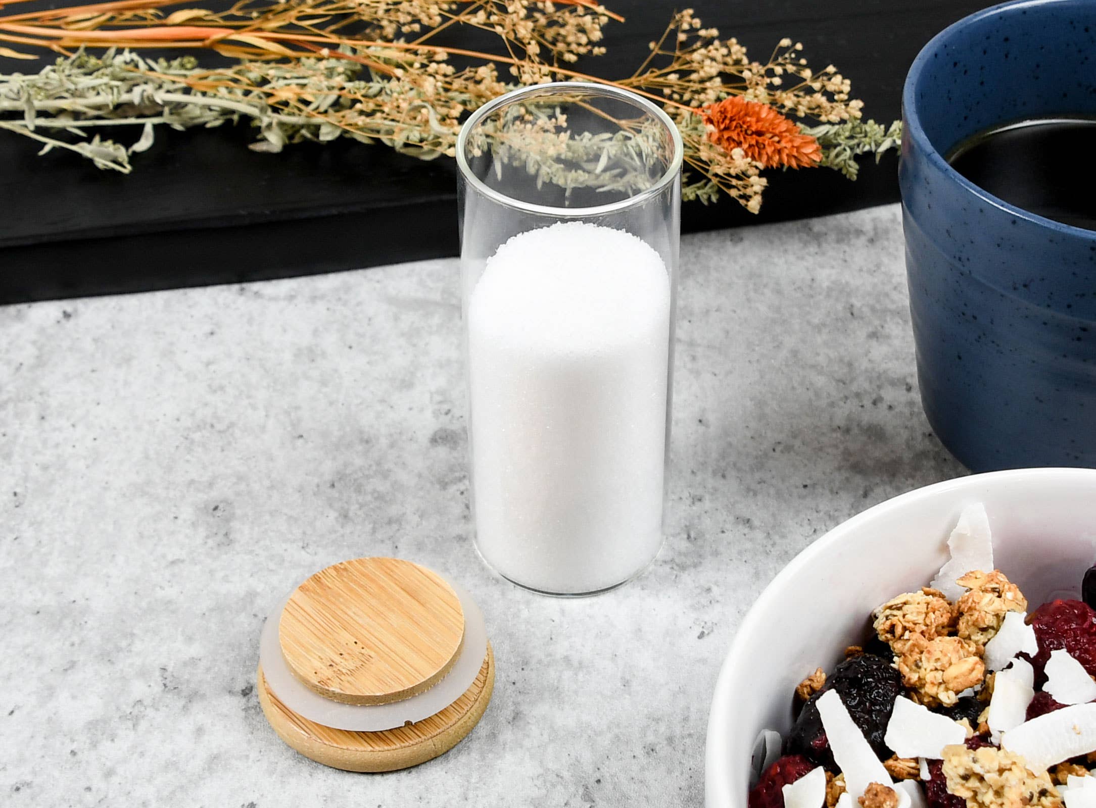 Human Objects® - Wholesale Jar - 6oz Glass Jar w/ Bamboo Lid – Eco-Friendly Jar – 120 Qty8