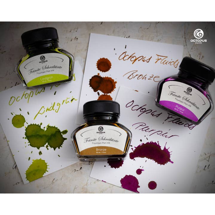 Octopus Concept GmbH - Venta al por mayor Tinta de escribir - Tinta de escritura bronce 30 ml4