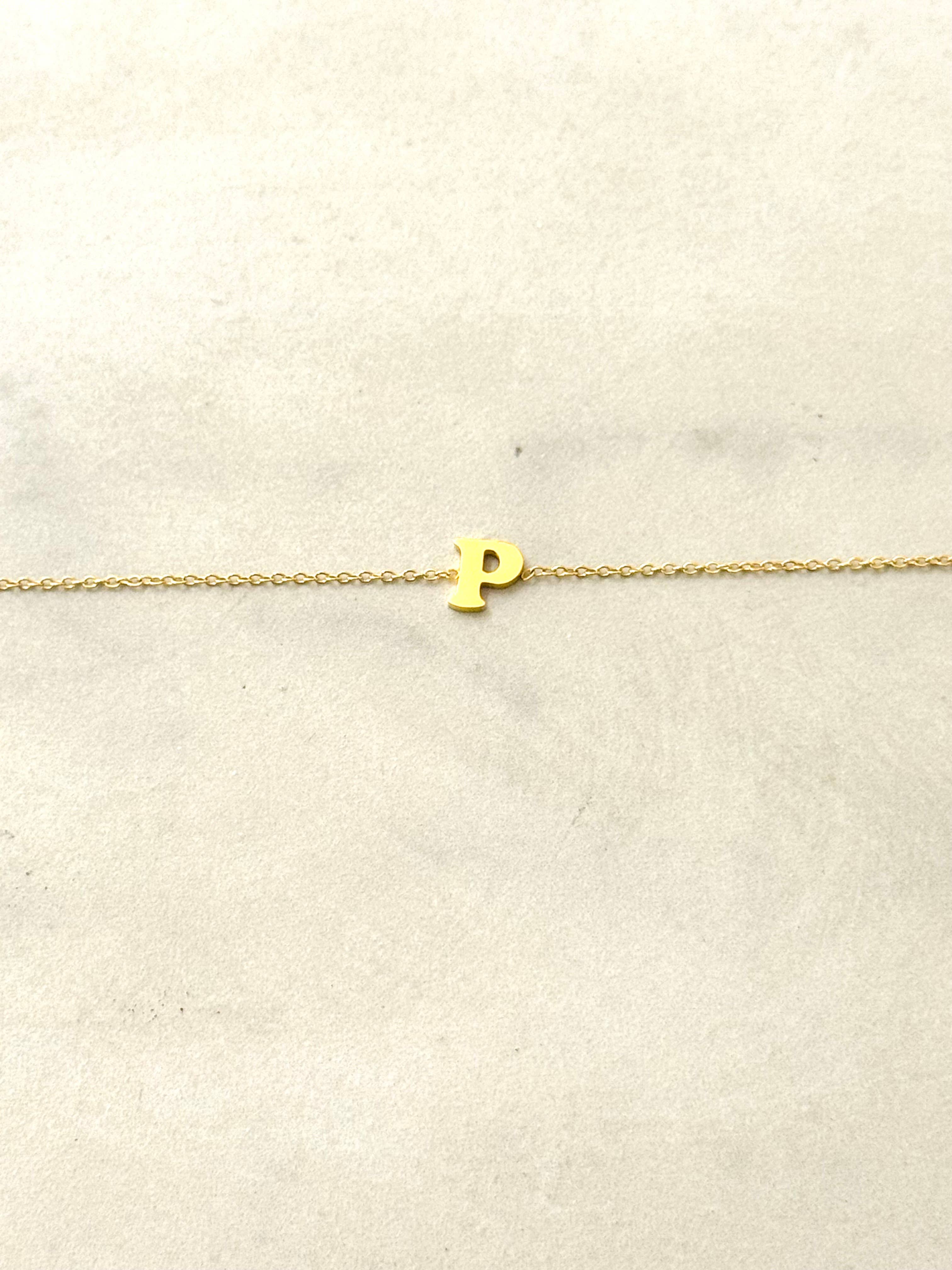 Cassette Barcelona - Wholesale Charm/Dangle Bracelet - Minimal Stainless Steel Initial Bracelet16