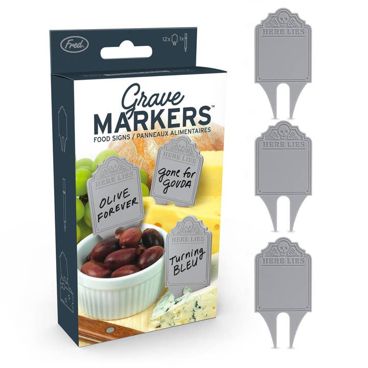 Fred & Friends - Wholesale Food/Beverage Label - Grave Markers - Food Signs