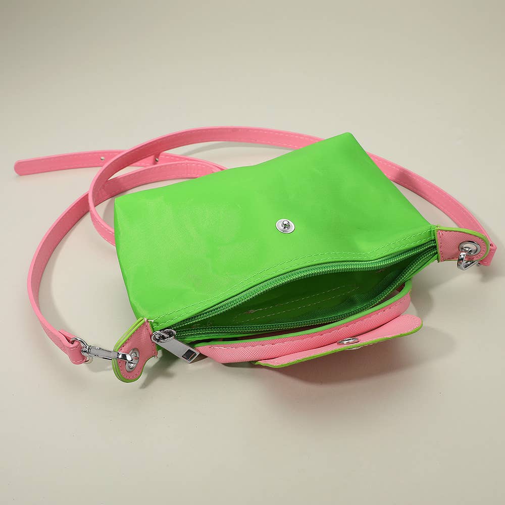 Sensibling Corp. - Wholesale Crossbody Bag - Women's - Compact Two Tone Handbag / Crossbody Bag2