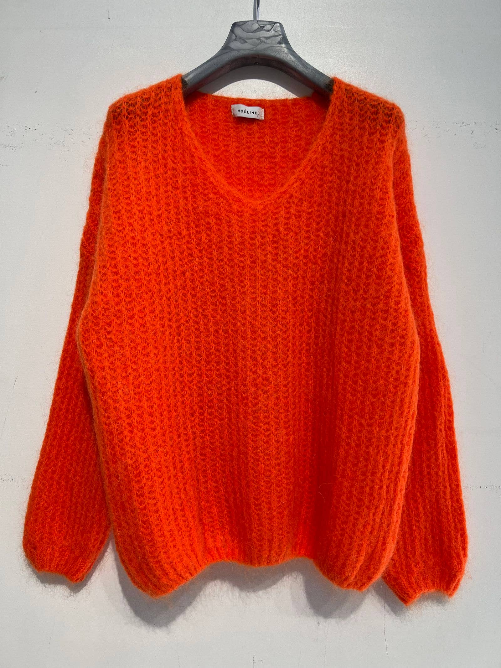 NOELINE - Wholesale Gebreide trui - Kinderen - Oversized trui van 40% kinder mohair13