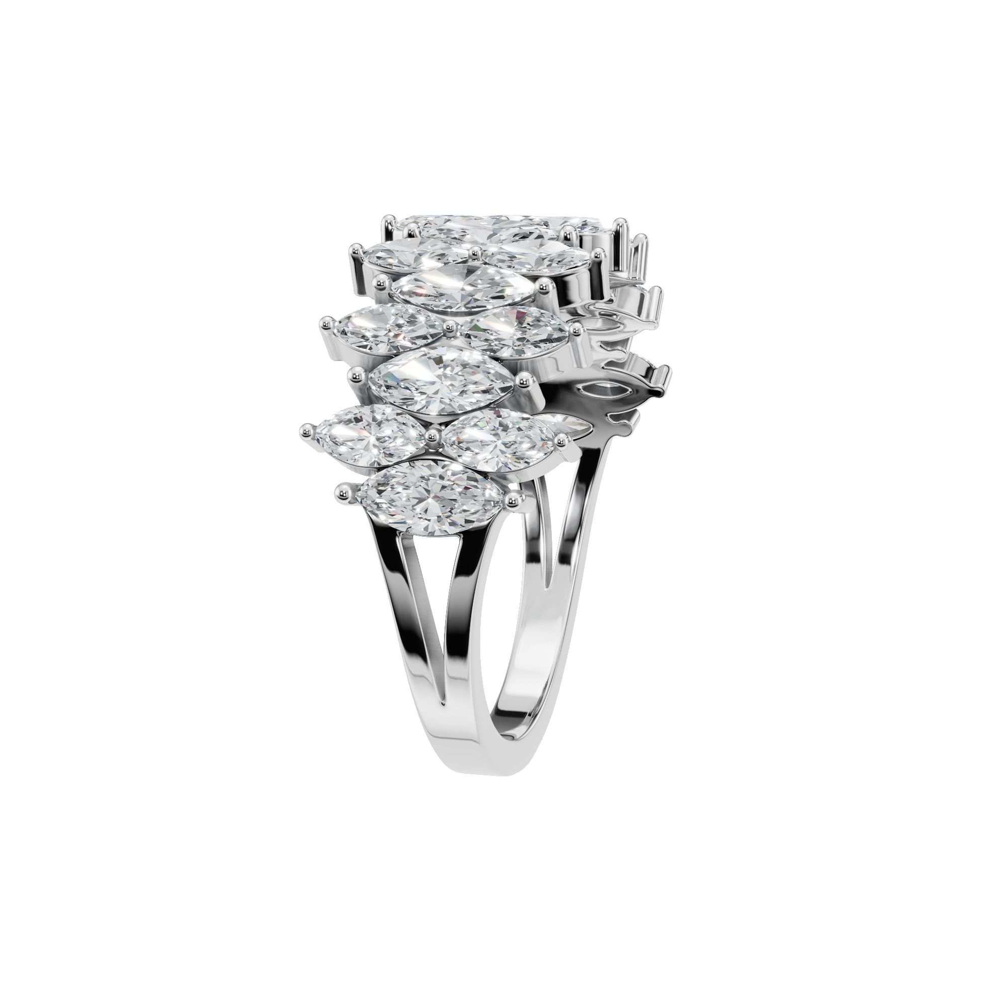 PureYou Jewelry – Engroshandel Vielsesring – 14k Guld Diamant Evighedsring, Diamant Vielsesring6