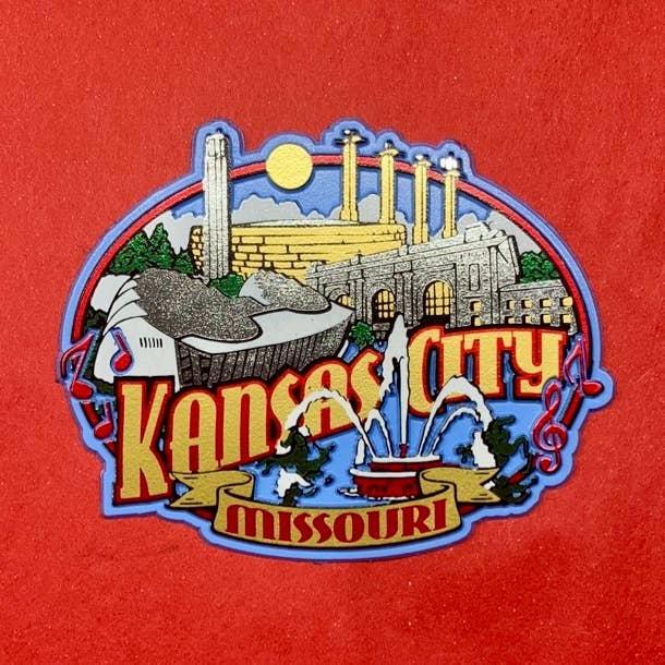 Kansas City Jumbo Magnet for wholesale by Avery Postcards and Gifts