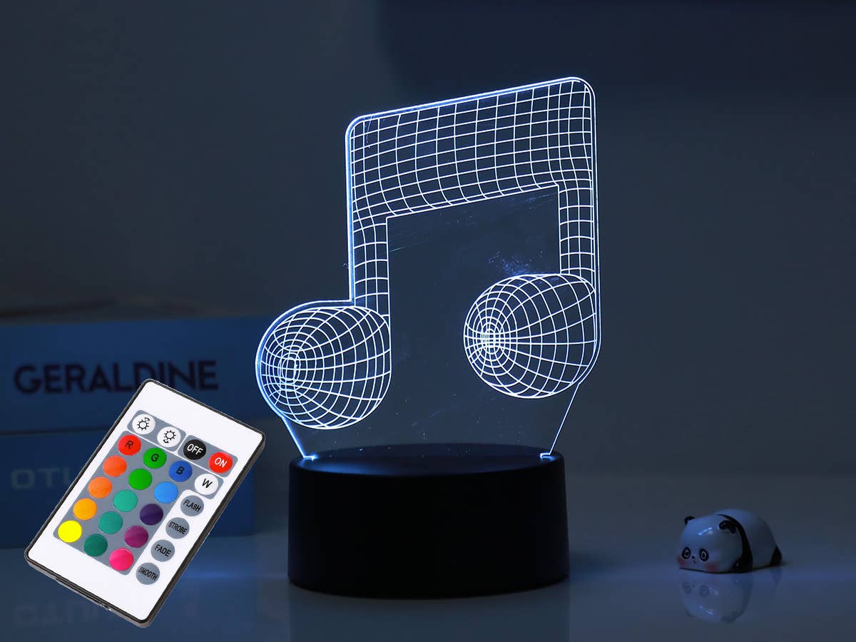 Wholesale 3D LED Lamp MUSIC for your store - Faire