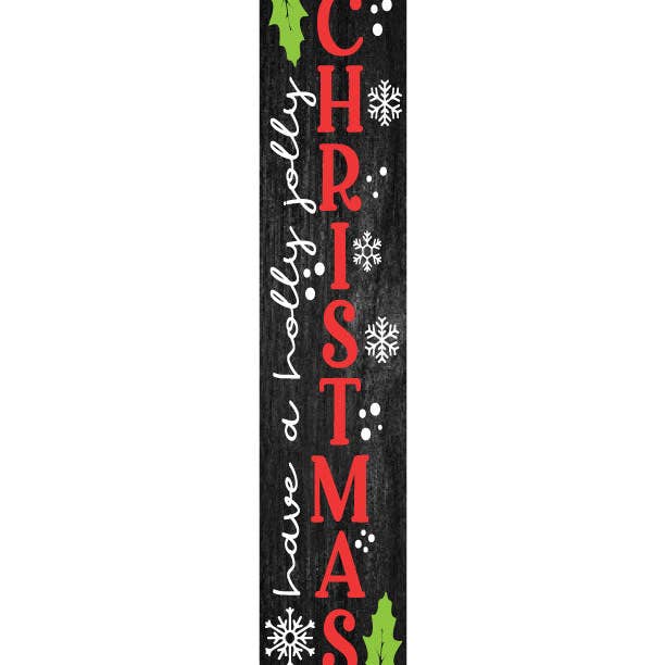 9th Letter Press - Wholesale Outdoor Sign - Ho Ho Ho Christmas Porch Leaner Welcome Sign4