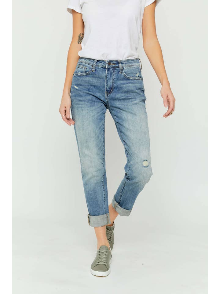 Oliver Logan - Wholesale Jeans - Women's - Crosby High Rise Jean, 4 Year Vintage