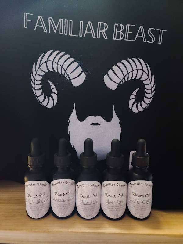 Økologiske skægolier designet til følsom hud for engroshandel hos Familiar Beauty