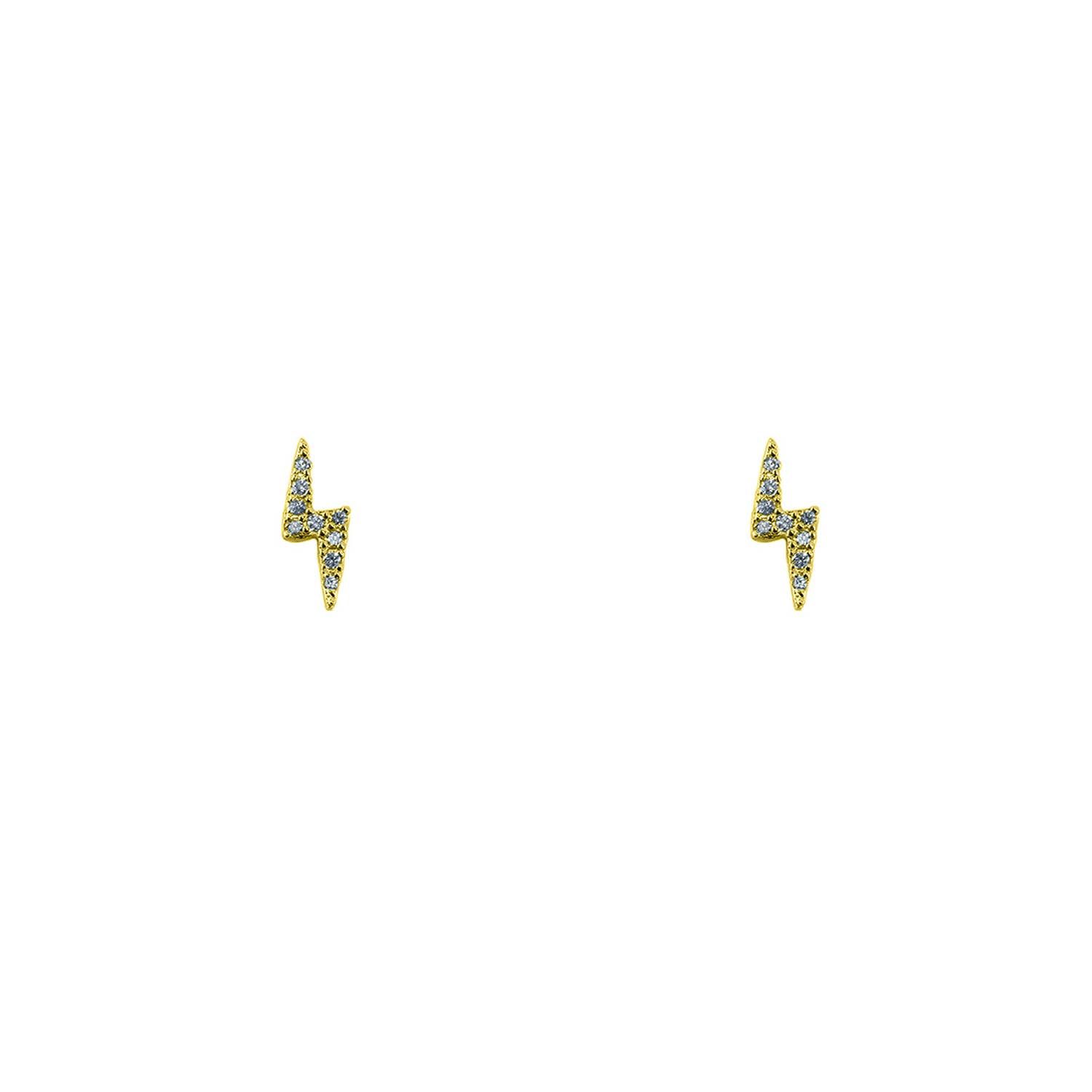 NY Jewelry House - Wholesale Stud/Post Earrings - Lightning Bolt Stud Earrings0
