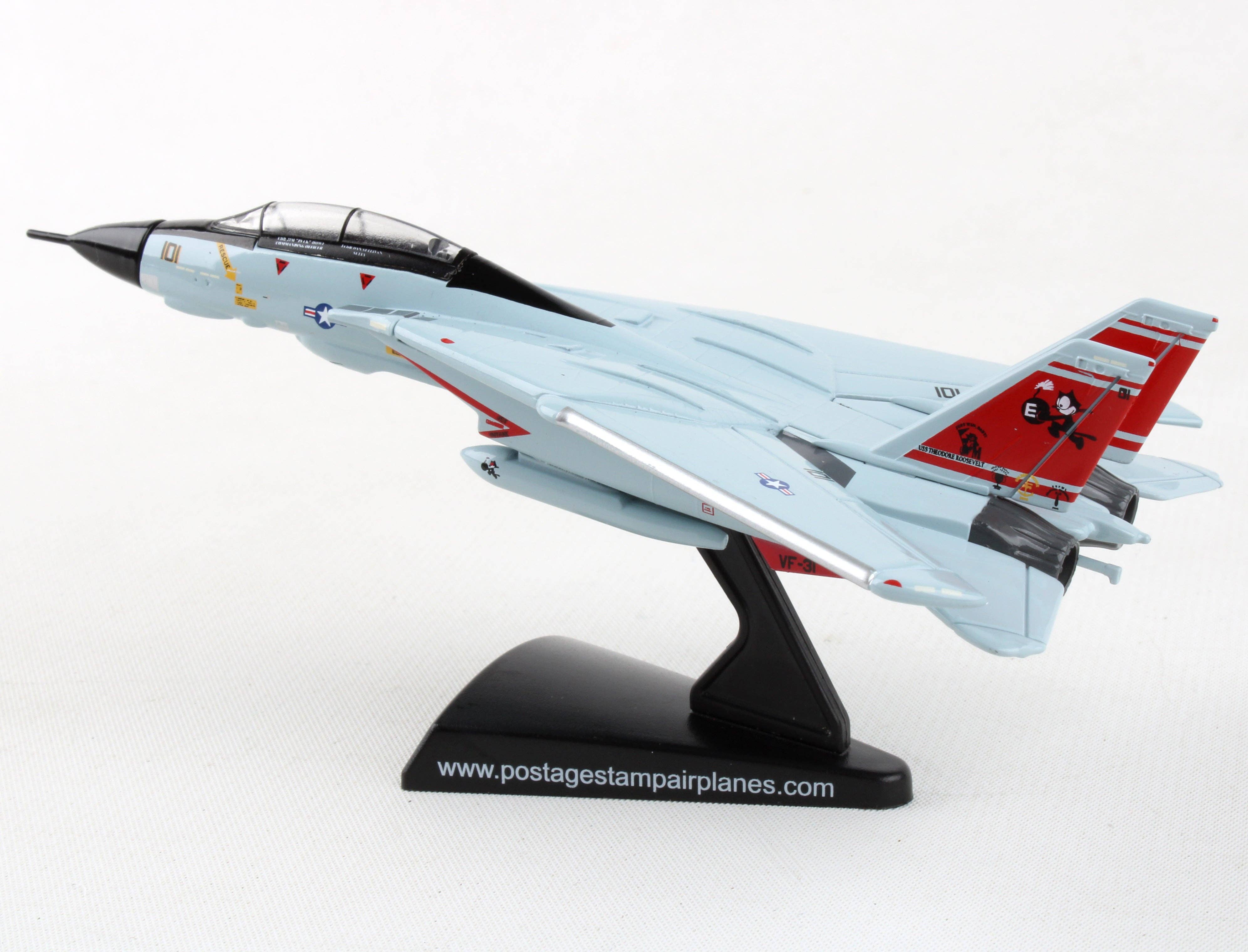 Daron Worldwide Trading - Wholesale Decorative Figurine - PS5383-5  POSTAGE STAMP F-14 TOMCAT VF-31 TOMCATTERS3