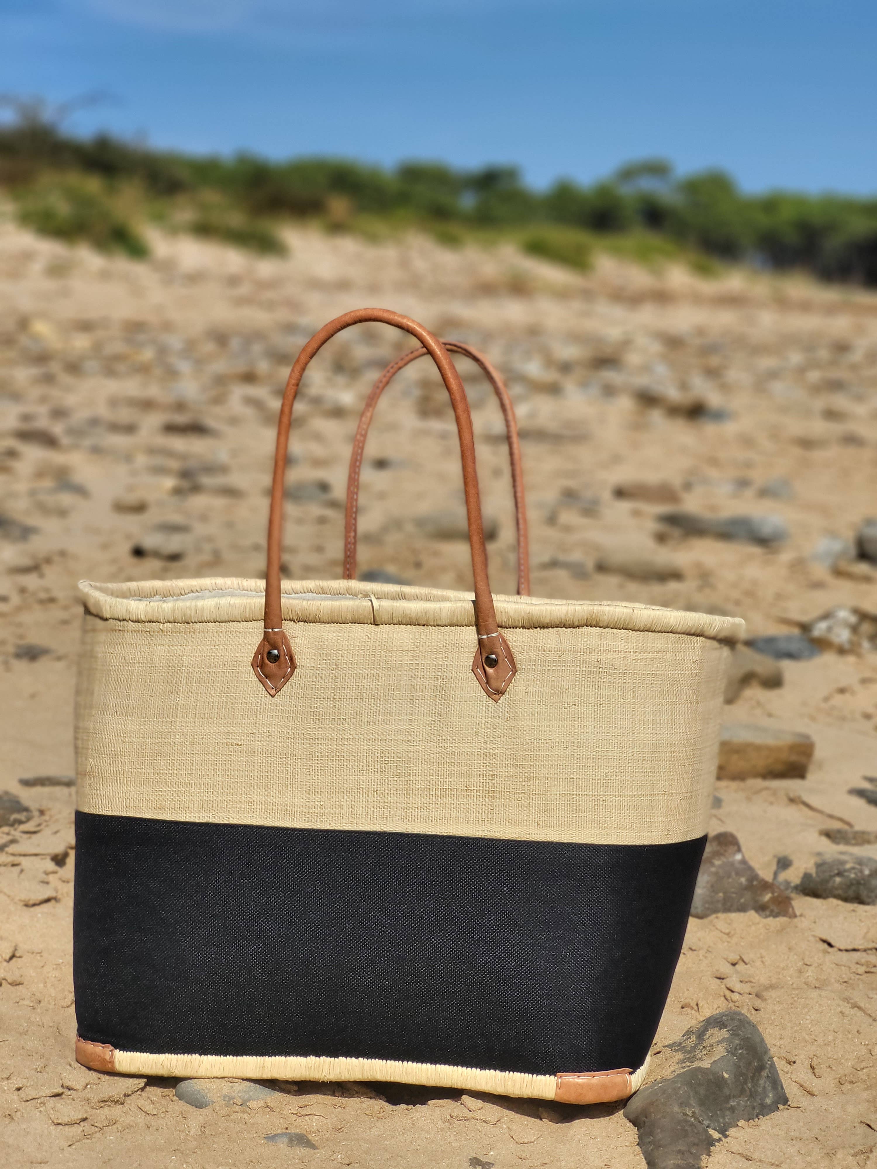 Nature et Fibre - Wholesale Beach Bag - Extra large family beach bag, straw beach basket,5