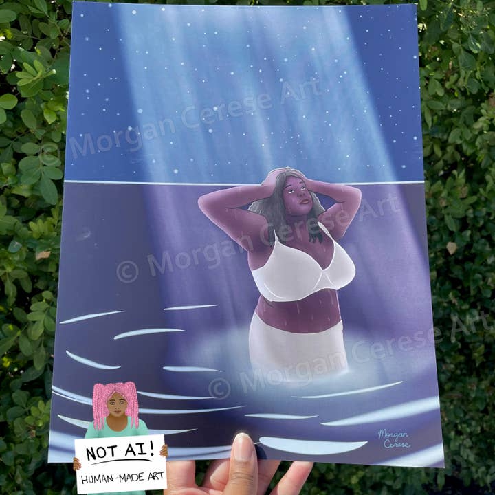 Rebirth 8"x10" OR 11"x14" Art Print for wholesale by Morgan Cerese Art