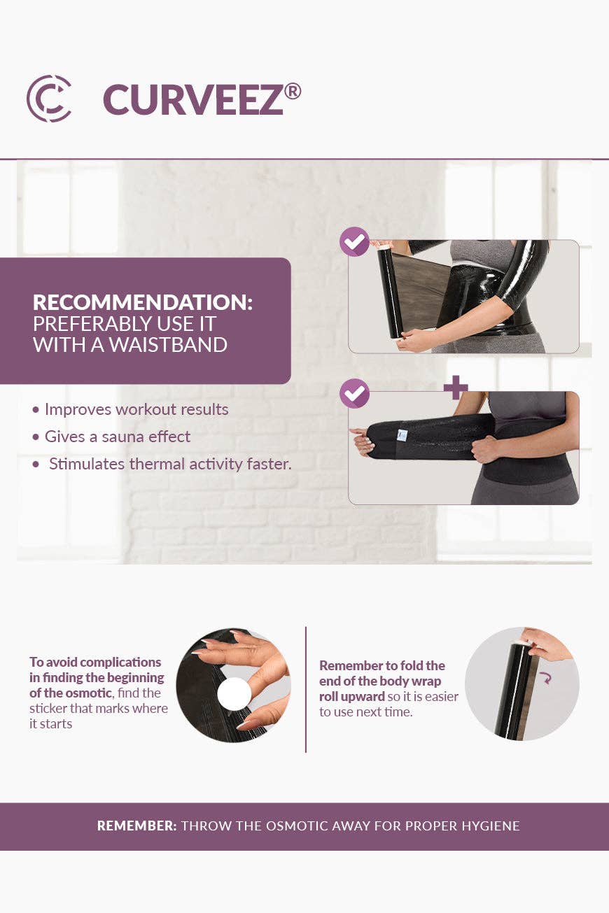 Black Thermal Body Wrap 60 Mts for wholesale on Faire6