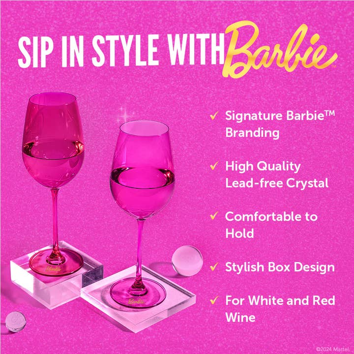 Dragon Glassware - Wholesale Wine Glass - Barbie™ Wine Glasses2