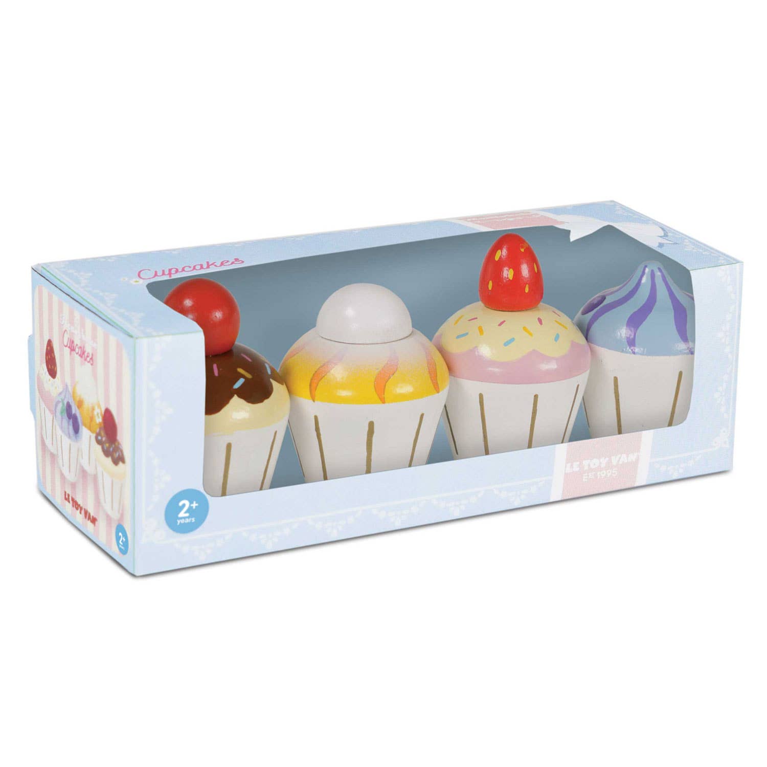 Le Toy Van - Wholesale Toy Set - Kids - Cupcakes TV331/Wooden Cupcake Play Food Set1