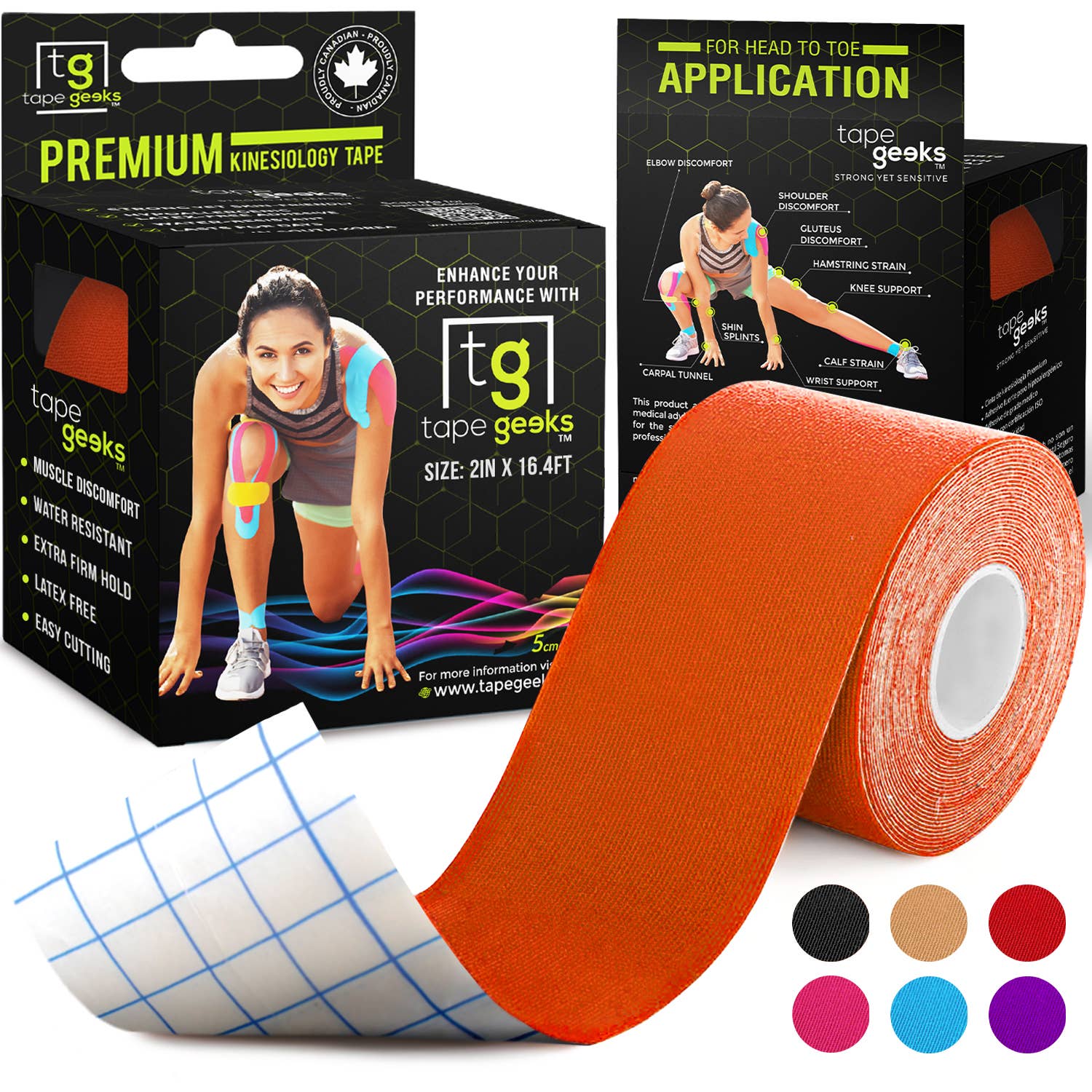 Tape Geeks – Engroshandel Sport og udendørs – 2“ Premium Kinesiologi Tape3