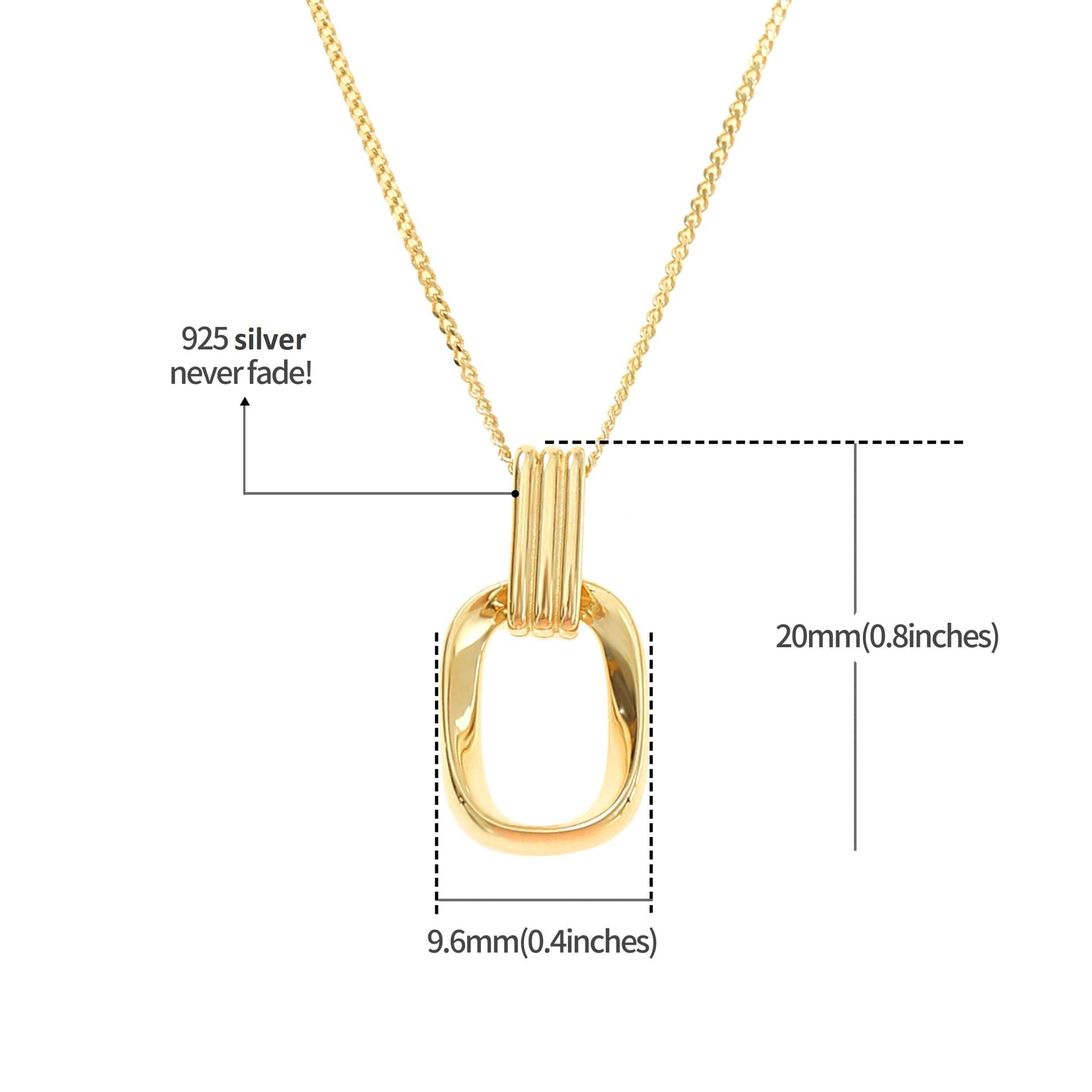 Made By Nami - Wholesale Pendant/Charm Necklace - Pavé Pendant Necklace | Gold5