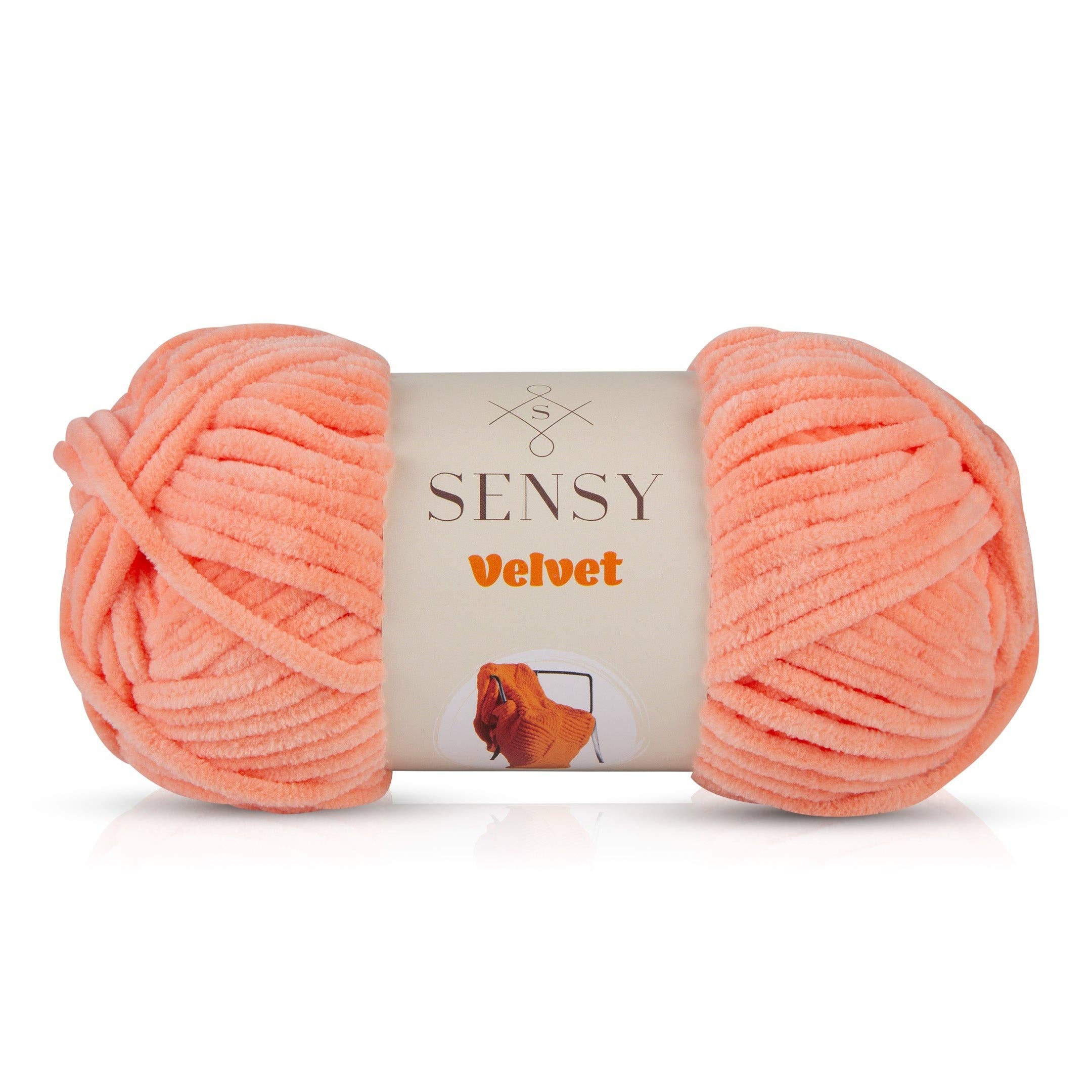 Sensy - Wholesale Yarn - Sensy Velvet Yarn, Blanket Yarn, 3.5 oz, 132 Yards, Gauge 5 Bulky16