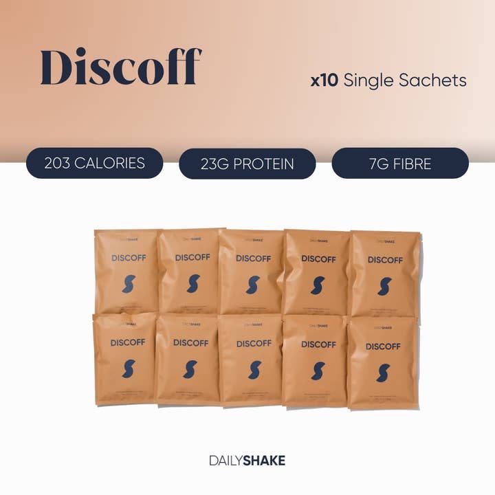 Discoff x10 Beutelpackung für den Großhandel von Daily Shake