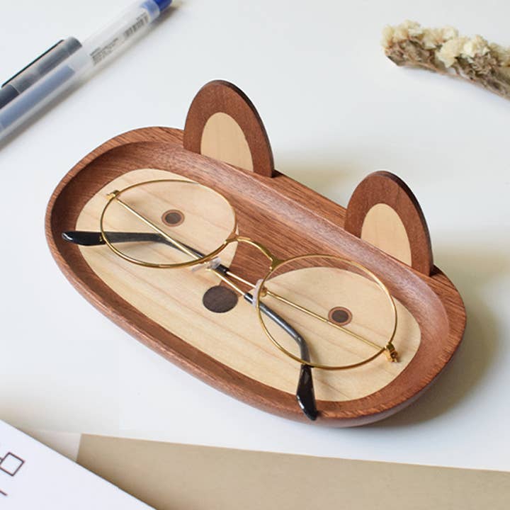 Little fox - Glasses storage tray/Table Decor for wholesale by Senser Woodcraft