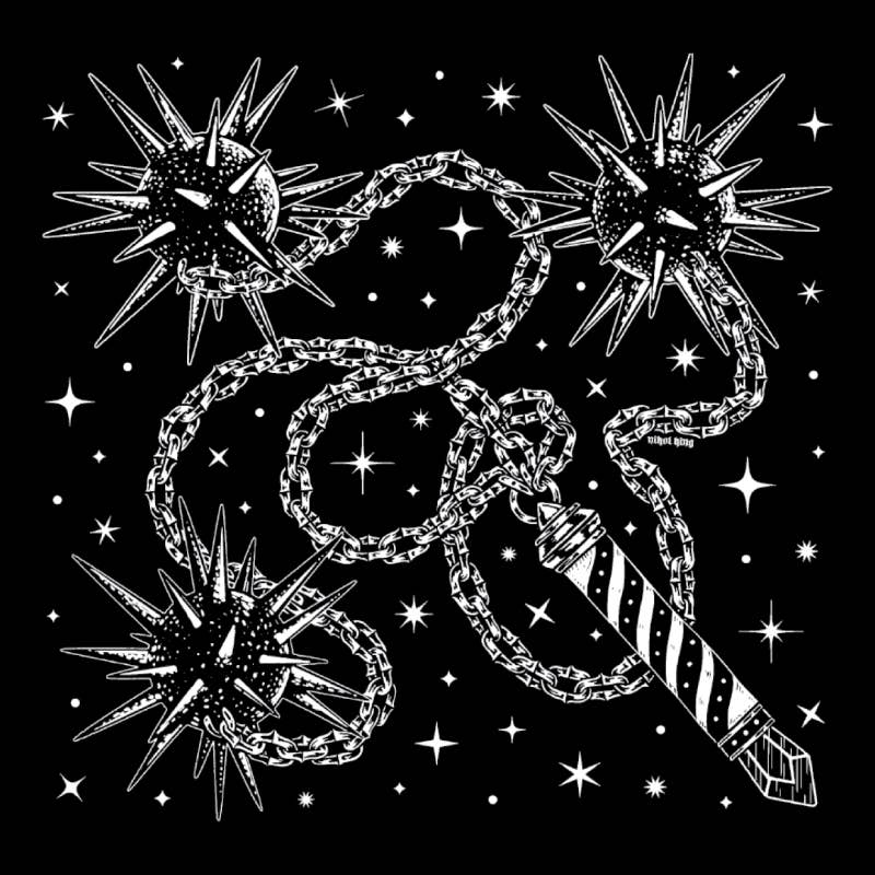 Primaeval Press - Wholesale Bandana - Unisex - Morningstar Bandana 4