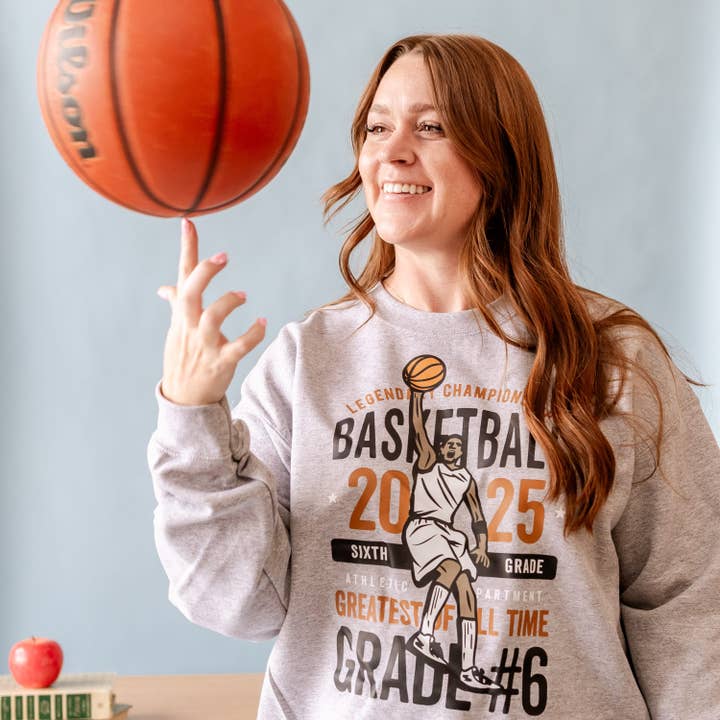 Basquetebol Lendário (Escolha o Seu Grau) - Fleece BÁSICO por atacado de Little Mama Shirt Shop