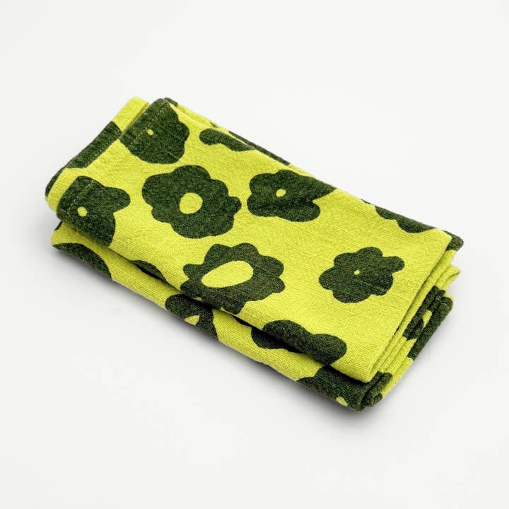Textured Napkins - Celeste - Grass - Super Lime for wholesale by Jenny Pennywood