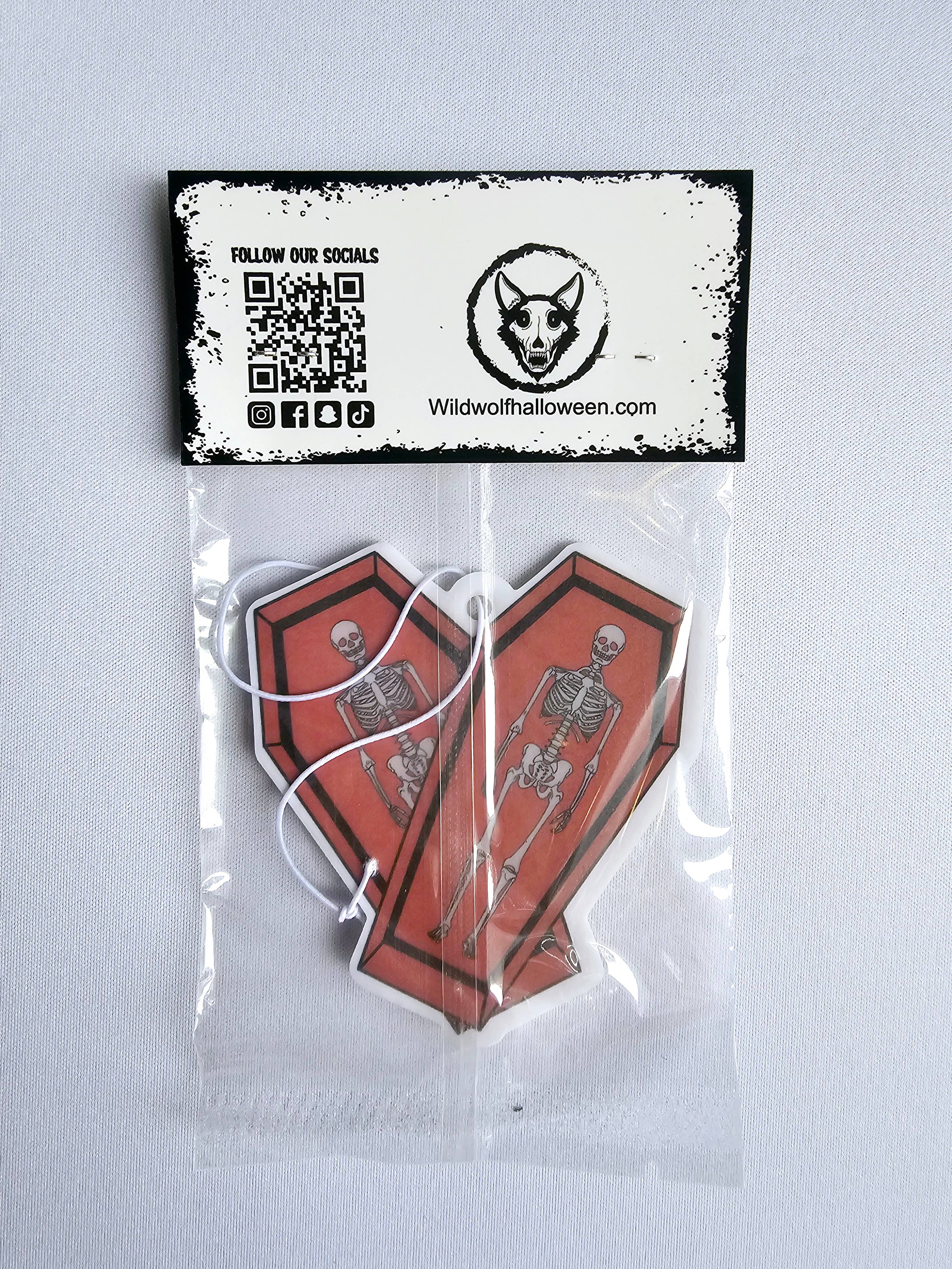 Wild Wolf Halloween - Wholesale Car Freshener - Unisex - Heart Coffin Air freshener1