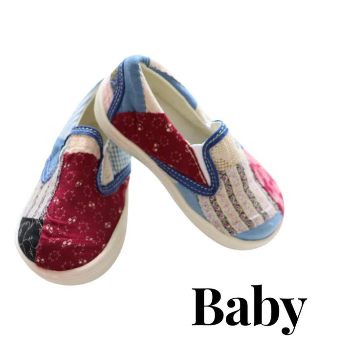 Farewell Frances - Wholesale Slip On Sneakers - Women's - Quilted Sneakers Patchwork