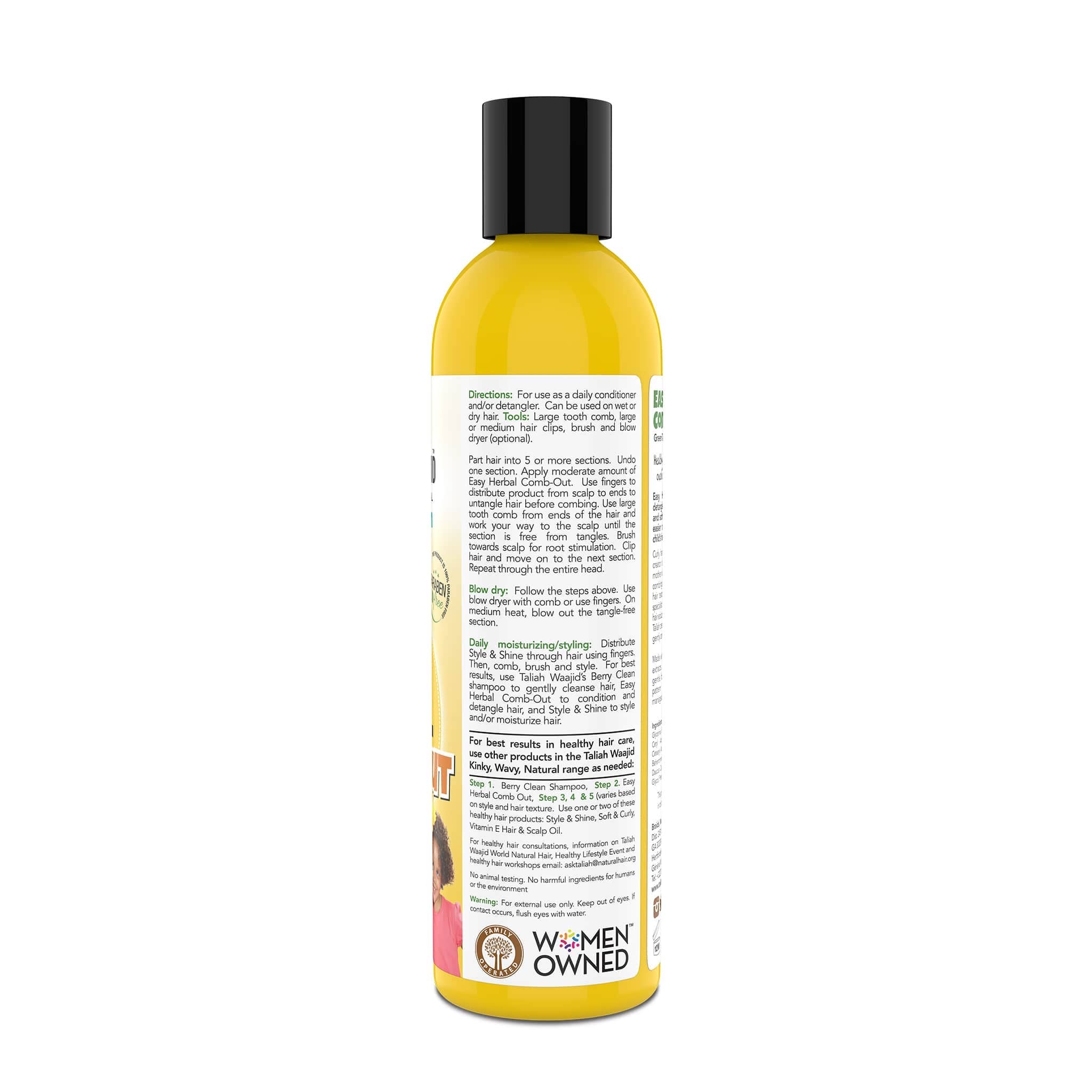 Hair Konection Corporation - Wholesale Hair Leave-In Conditioner - Taliah Waajid Kinky Wavy Natural Easy Herbal Comb Out 8 Oz2