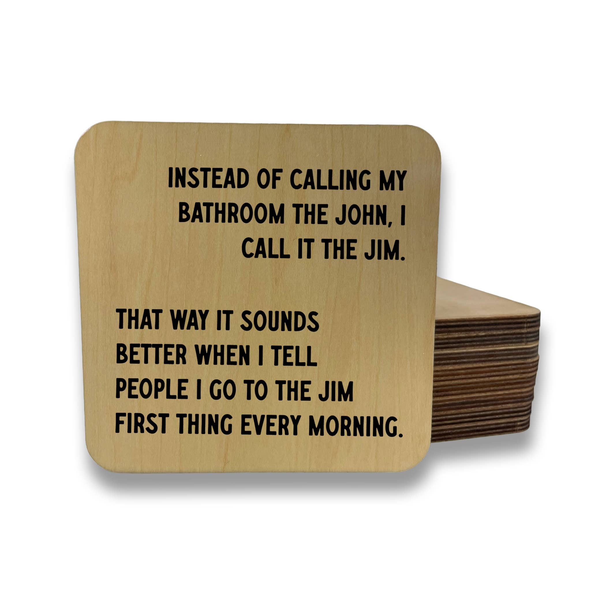 dkhandmade - Wholesale Coasters - I CALL IT THE JIM Magnet/Drink Coaster