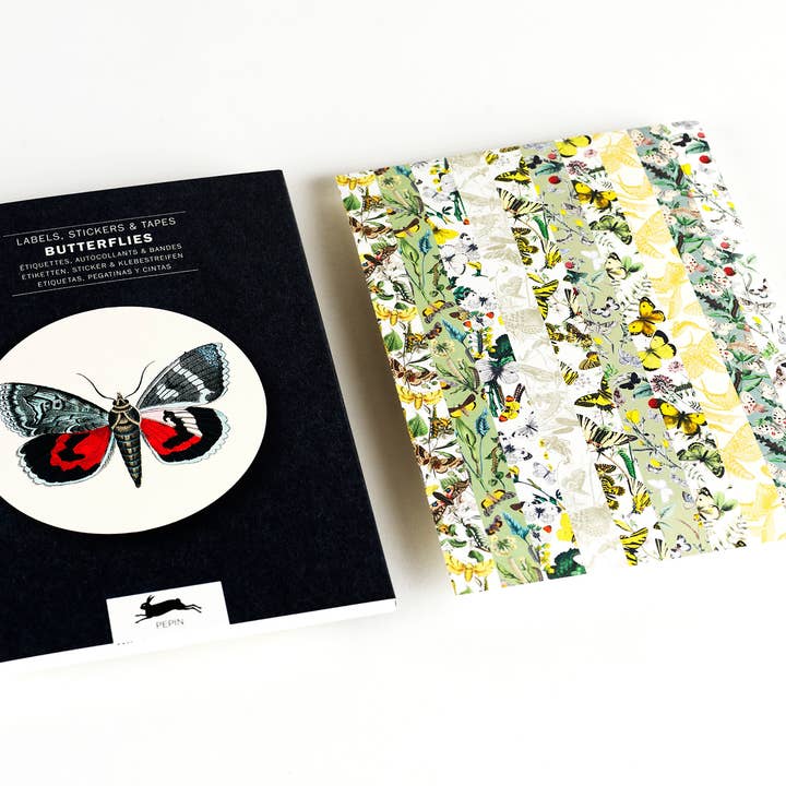 Pepin Press – Großhandel Aufkleber – Schmetterlinge Etikettenaufkleber & Klebebuch