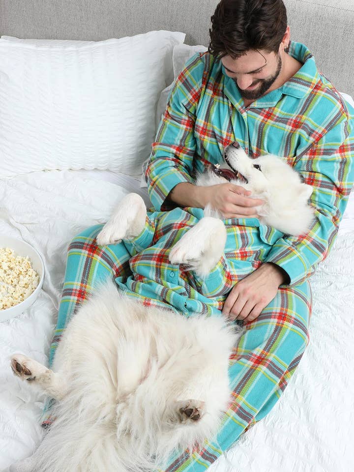 Fleece Plaid Pyjamas for engroshandel hos Good Thomas