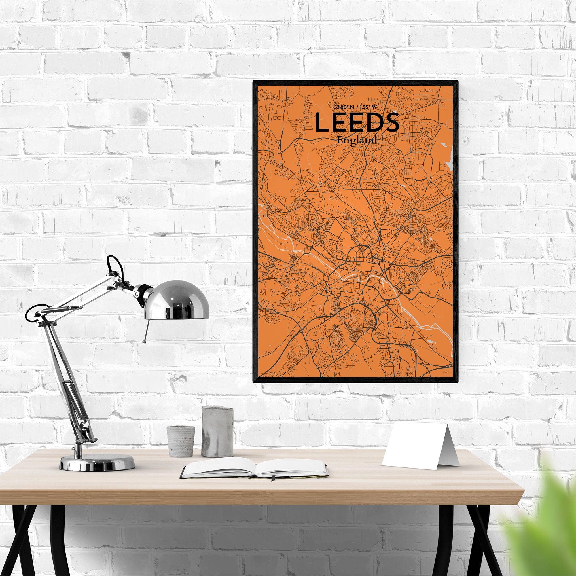 OurPoster.com – wholesale Poster – Leeds karta affisch43