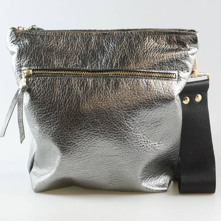 Zina Kao Exclusives - Wholesale Crossbody Bag - Women's - The Metallic Lakeshore Crossbody Bag - 3 sizes!31