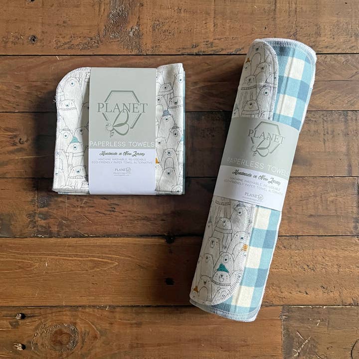 Paperless Towels - Cozy Bears for wholesale by Planet B, Inc.