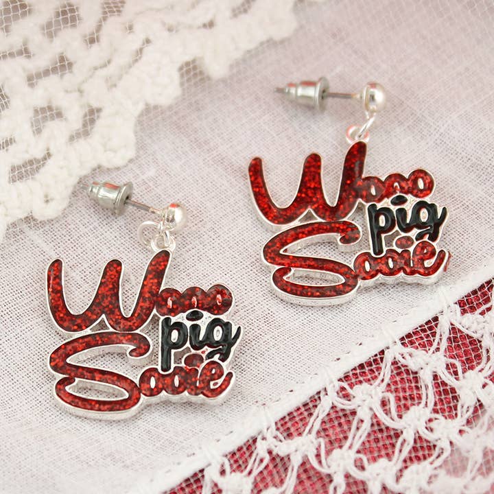 Arkansas Slogan Earrings for wholesale by Seasons Jewelry