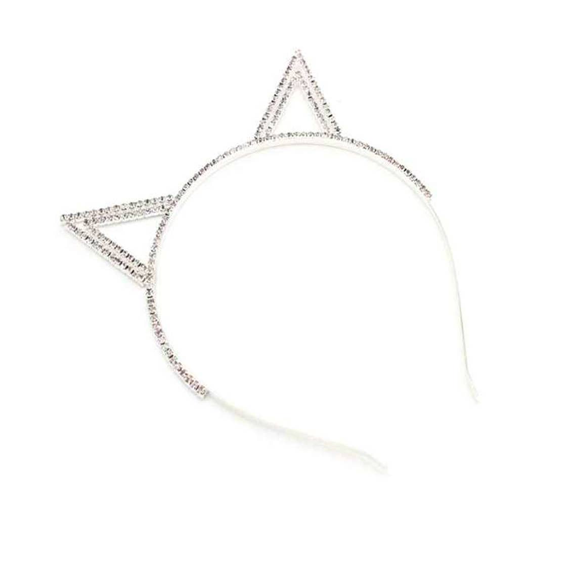 Artini Accessories - Wholesale Fashion Headband - Women's - Rhinestone Cat Ear Headband1