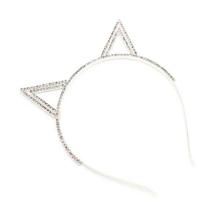 Artini Accessories - Wholesale Fashion Headband - Women's - Rhinestone Cat Ear Headband1