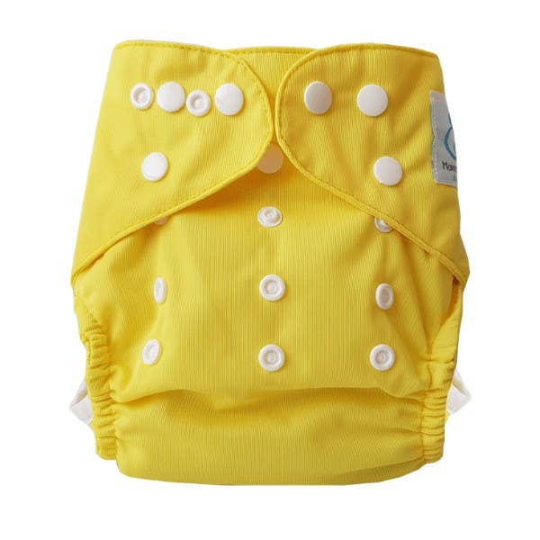 Couche lavable Te2 Sensitive - Jaune pour la vente par Maman & Bébé Nature