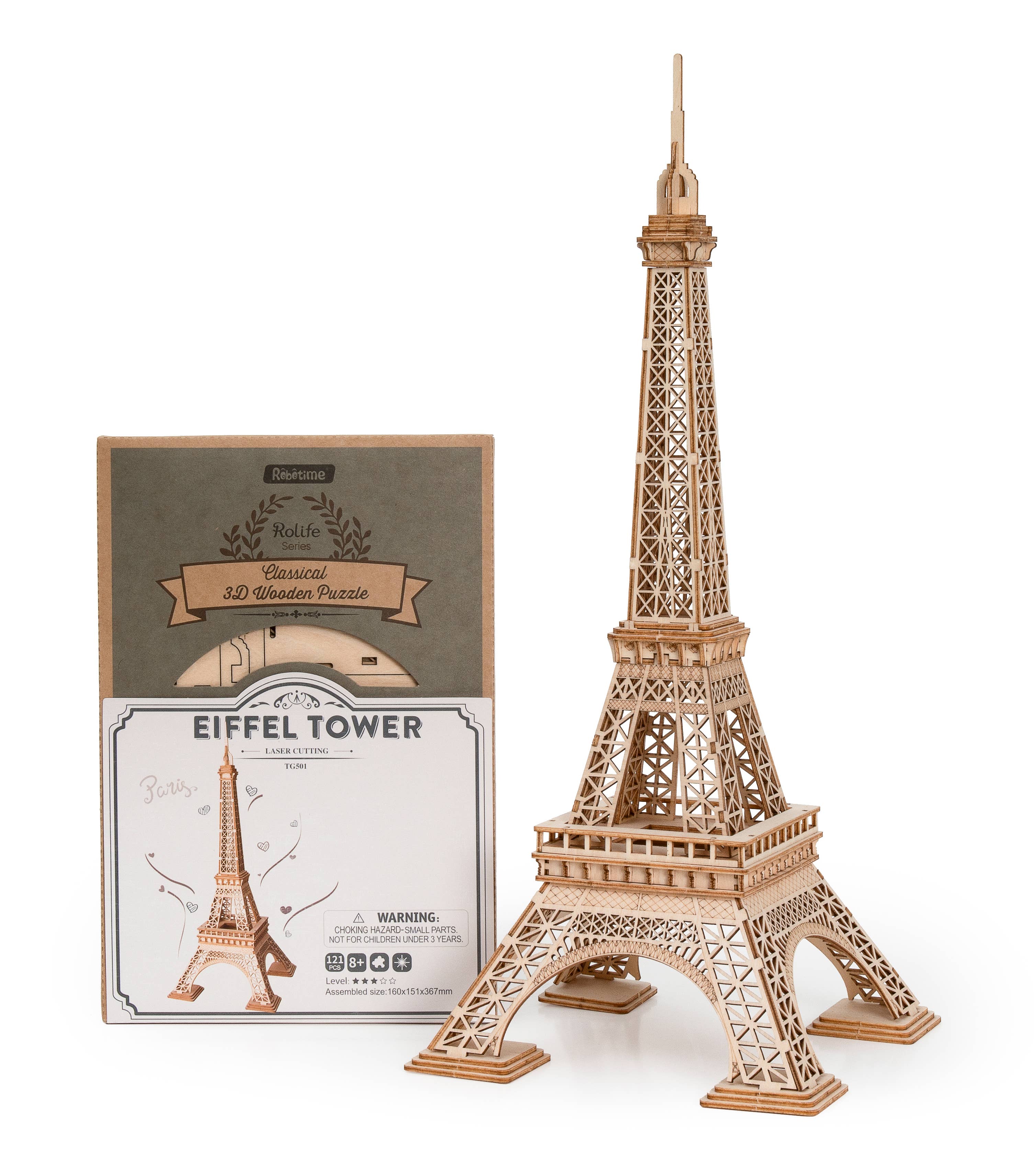 Robotime - Wholesale DIY Craft Kit - Eiffel Tower0