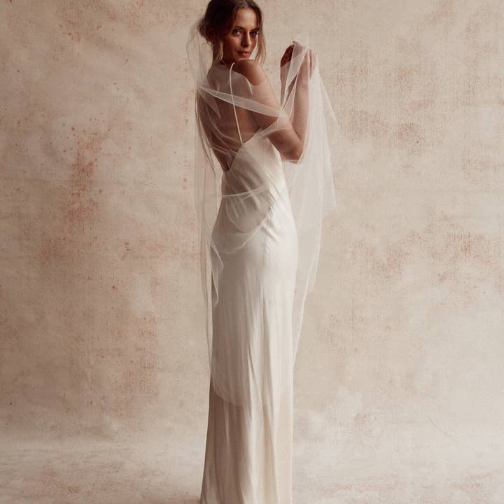 Dove Grey Accessories - Wholesale Veil - Women's - JEMIMA VEIL2