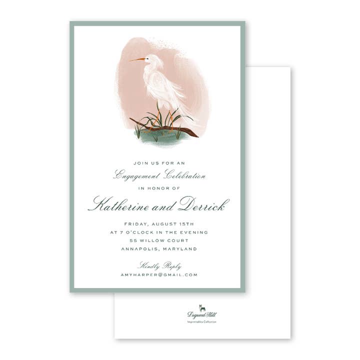 Grand Crane Bulk-Einladung für den Großhandel von Dogwood Hill