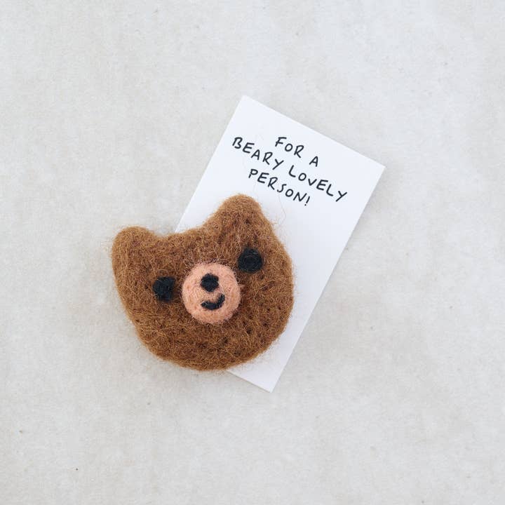 Marvling Bros Ltd - Wholesale Gag Gift/Novelty Gift - Big Bear Hug Wool Felt Bear In A Matchbox