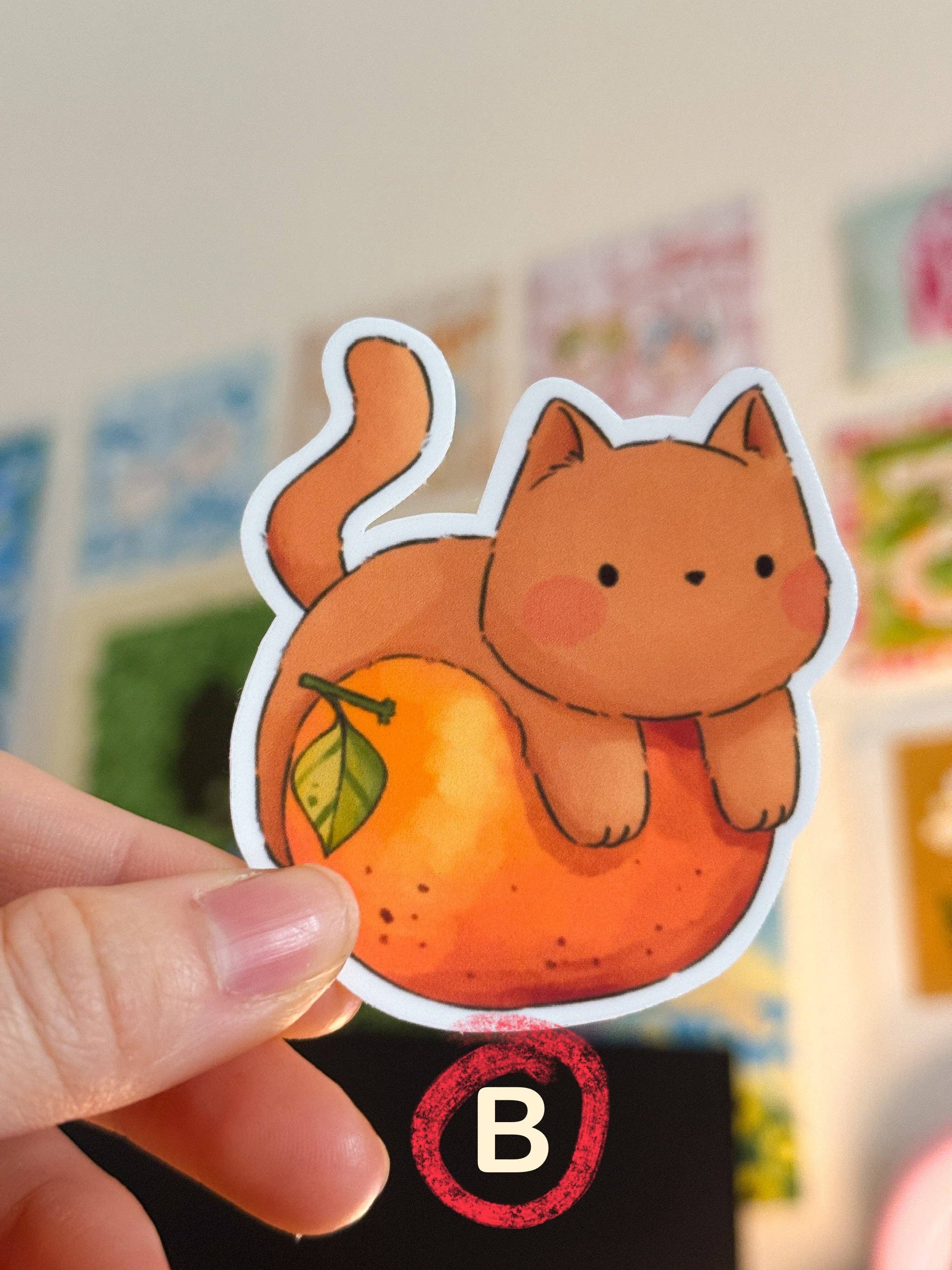 AnnaFloof - Wholesale Sticker - Orange Cats | Vinyl Sticker5