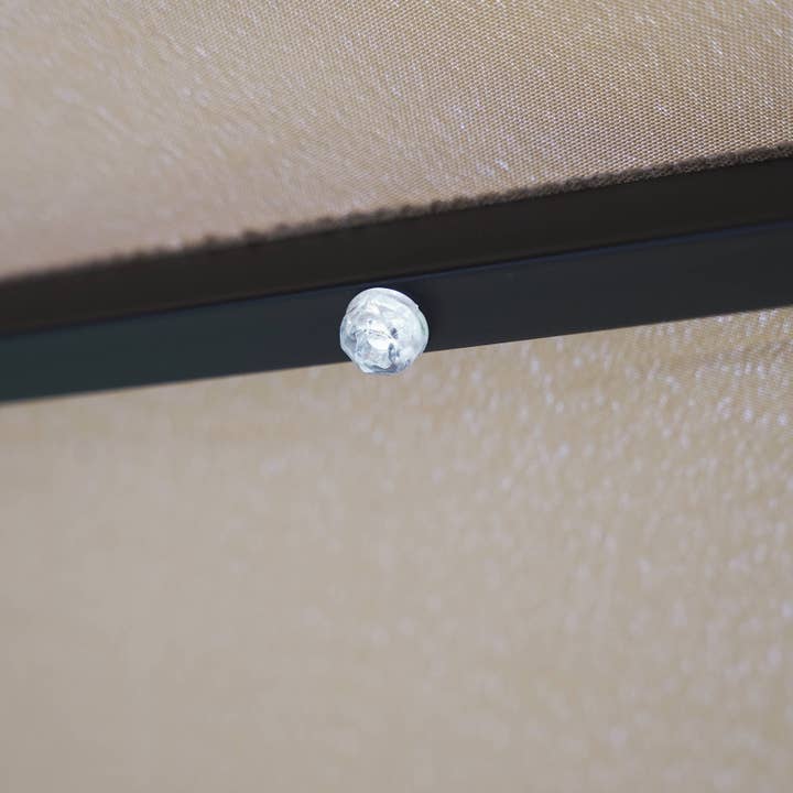 LeisureMod - Wholesale Patio Umbrella - Sierra Modern 9ft Solar LED Patio Garden Umbrella11