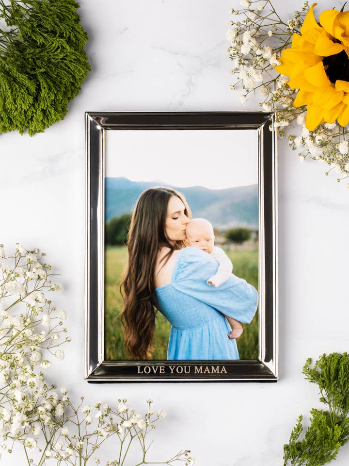 Love You Mama Picture Frame | Sentimental Gift for Mom for wholesale by Sunflower Motherhood