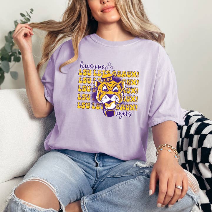 Lousiana Tigers LSU Let's Geaux pour la vente par Simply You Customs