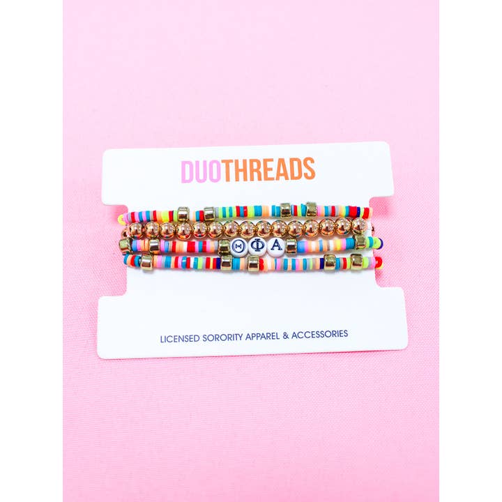 Duo Threads - Wholesale Jewelry Set - Miley Sorority Bracelet Stack23
